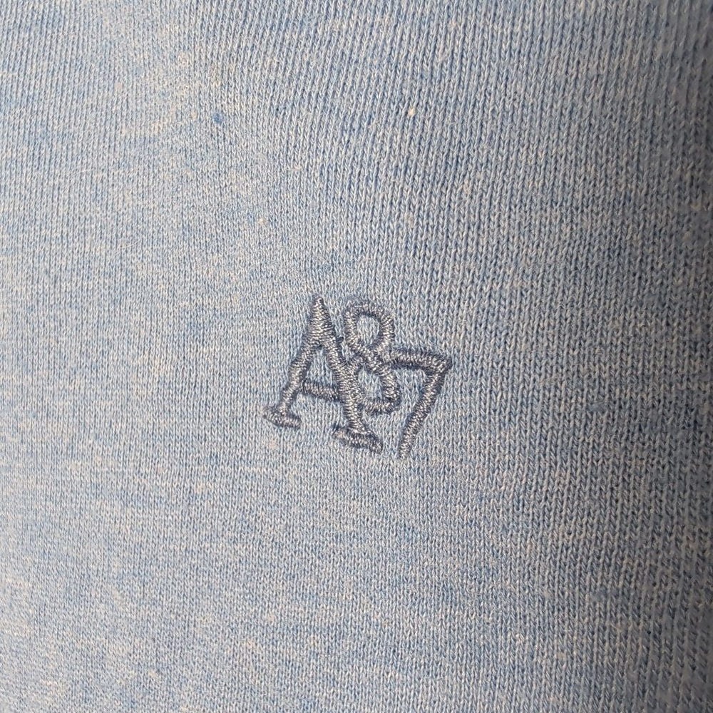 Men's Aeropostale Blue Quarter-Zip Sweatshirt M - Picture 6 of 11